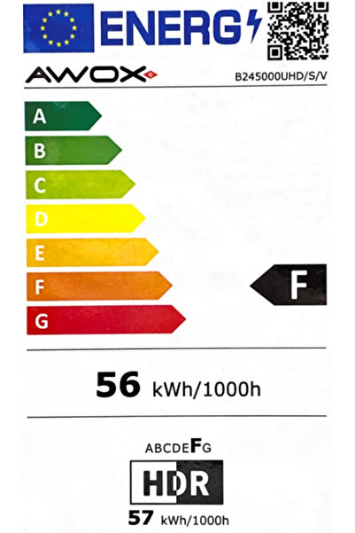 AWOX B225000 50" 127 Ekran Uydu Alıcılı 4k Ultra Hd Vidaa Smart Led Tv (çerçevesiz)