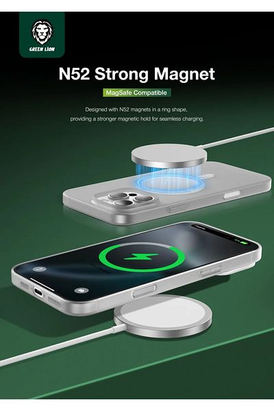 Green Lion Ultra Lite Magsafe 16 Pro Max White