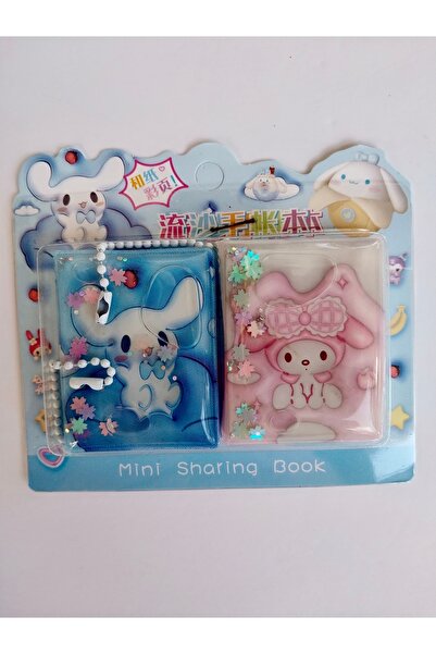 KIRTASİYEM Sevimli Mini Jel Anahtarlık Defter - Cinnamoroll & My Melody - Şef...