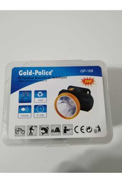 Gold Police GP-168 Şarjlı Kafa Feneri 20W