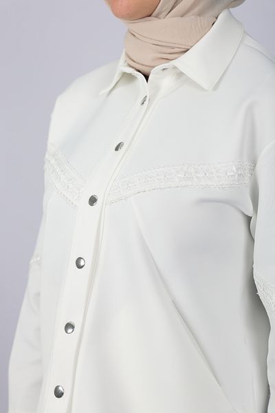 Trendingsize Skuba Jacket with Lace Strip Closure