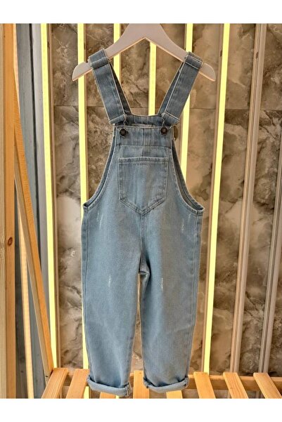 ALZEY GİYİM Unisex Model Salopet/tulum Buz Mavisi