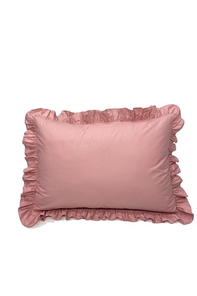 LILYUM Αρχική 100% βαμβακερή μαξιλαροθήκη Frilly 50x70 cm (1 ΤΜ)