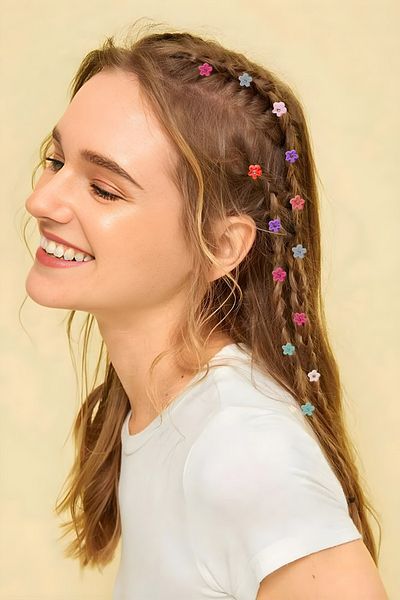 PREGIO 12 Colorful Hair Ornament Hairpins
