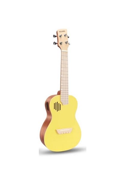pickapick Pick-24Yl Concert Ukulele - Yellow Design