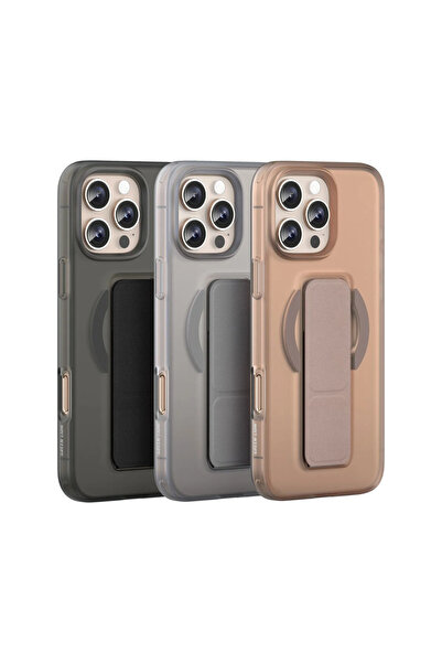 Green Lion جراب Grip 360 Magsafe لهاتف iPhone 16 Pro - أسود