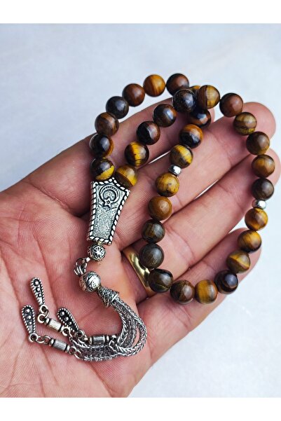 Lio20 Accesoriu pentru mărgele de rugăciune din piatră naturală pentru bărbaț...