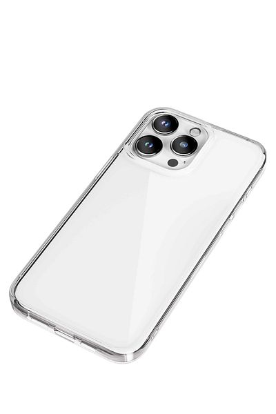 Green Lion جراب شفاف كريستالي لهاتف iPhone 15 Pro Max - شفاف