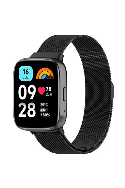 Nextron Xiaomi Redmi Watch 3 Active Uyumlu Paslanmaz Metal Hasır Yüksek Kalit...