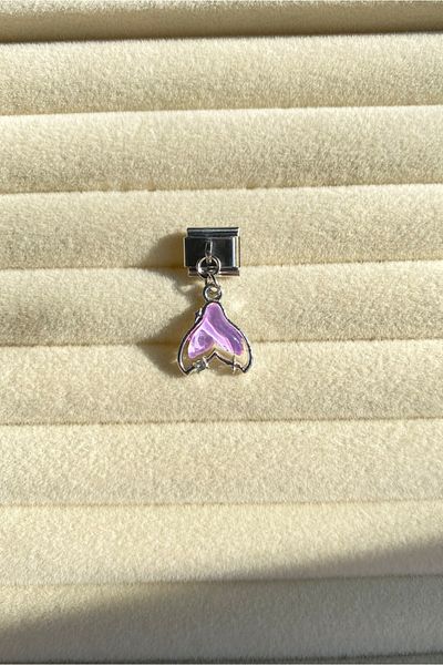 Diamara Designs Italian Mermaid Tail Figured Dangle Women's Charm