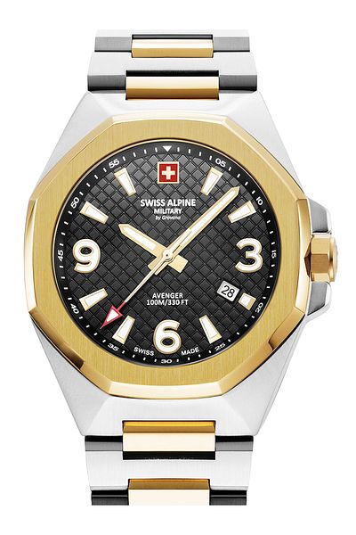 Swiss Alpine Military Mens Watch Swiss Military 7005.1147, Quartz, 42mm, 10atm