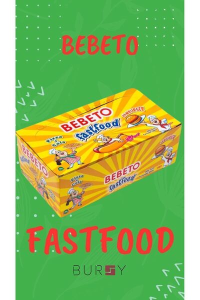 BEBETO Fast Food 36 Adet (PİZZA&COLA,HAMBURGER,HOTDOG)