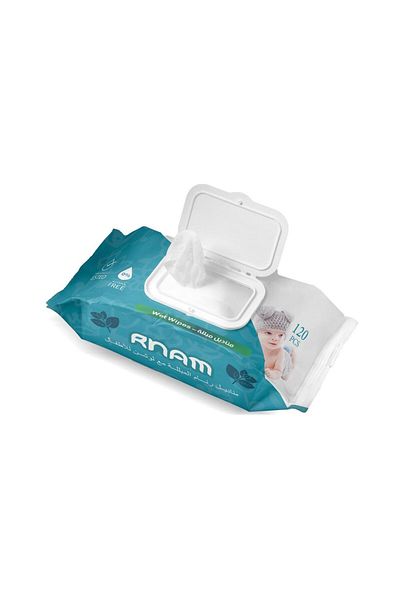 WET WİPES BABY RNAM 120 WET WIPES BLUE 12*120 1 BOX