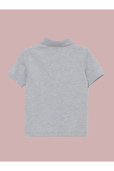 Loule Potrivit pentru școală și utilizare zilnică - Tricou pentru copii cu mânecă scurtă cu gât polo LL.T-SHIRT-SHORT.1.LL