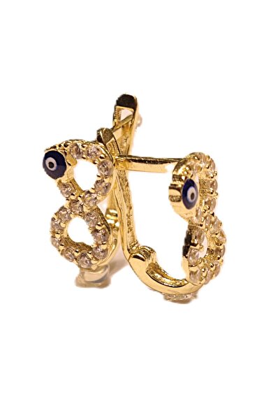 Hakan Güler Kuyumculuk 14 Ayar Altın Sonsuzluk Çocuk Küpesi