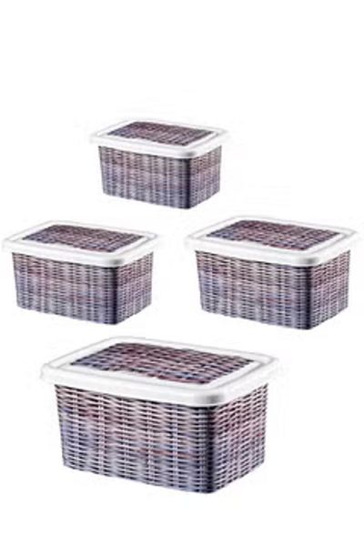 Generic Plastic Storage Boxes 4 Pcs Spain