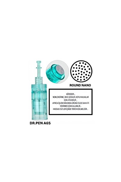 H RUN GLOBAL 5 Adet ( Dr.Pen A6S ve M8 Uyumlu - R.NANO ) Değiştirilebilir Kar...