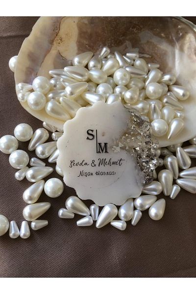 İsabella Accessories Εποξειδικός μαγνήτης 12 τεμαχίων Υπόσχεση αρραβώνων Γάμος Γάμος Henna Δώρο Οργανισμός Δώρο