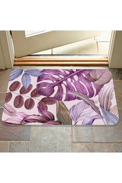 M&H Quality Digital Printed Pattern Decorative Door Front and Indoor Mat Washable Non-Slip Base