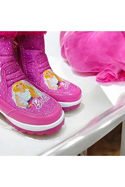 PATİK BEBE Kız Çocuk figürlü içi kürklü fermuarlı kar botu