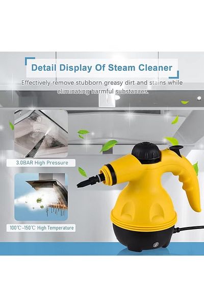 TOSCANA U High Pressure Steam Cleaner, Compact Portable Steam Cleaner for Home Kitchen