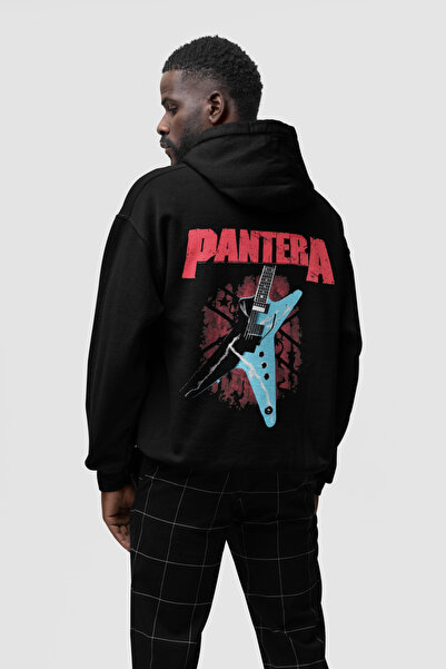 SEVBANO Pantera rok metal majica sa kapuljačom, unisex, velika veličina, sa p...