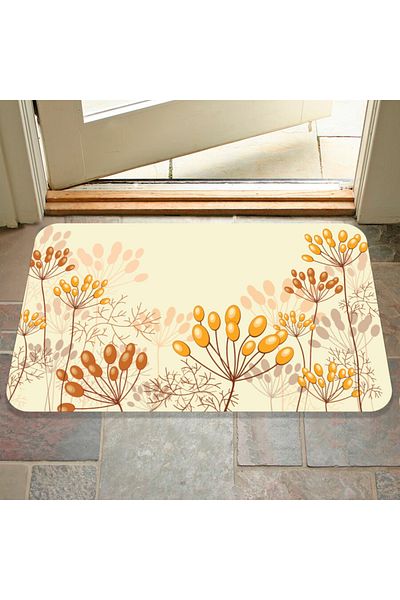 M&H Quality Digital Printed Pattern Decorative Door Front and Indoor Mat Washable Non-Slip Base