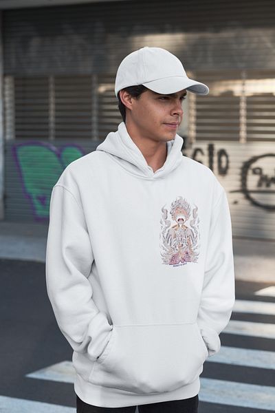 SEVBANO Monkey D Luffy Gear 5 Printed Unisex Oversize Anime Hoodie