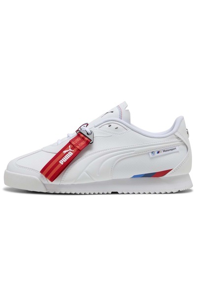 Puma 308617 Pantofi sport pentru bărbați BMW MMS Roma Stradale ALBI