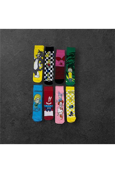 AYS Unisex Character Patterned Socks 5 Pairs