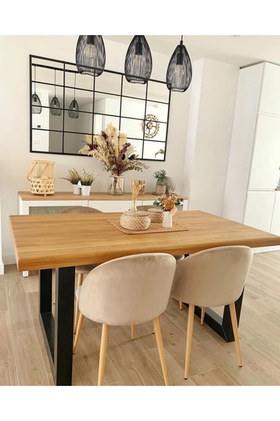 shardywood Ahşap Teak Yemek Masası 140x80