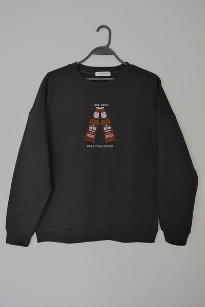 EldenStitch Hanorac oversize unisex brodat fără gluten Efes