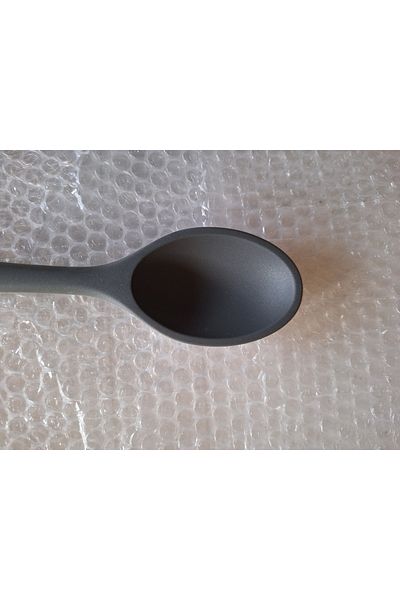 IVORY Pack of 2' Fireproof Non-Stick Large Silicone Spoons