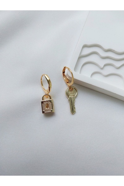 Alexis Carrel Aşkın Anahtarı Sevgililer Günü Hediyesi, Anahtar Kilit Küpe