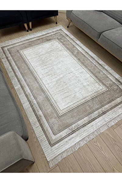 ALLGELSİN Yıkanabilir Kaymaz Taban Salon ve Oturma odası Halısı 4m² Dört Metr...