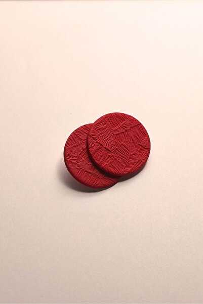 thecolourfully أقراط لونا - أحمر عيد الميلاد (طين بوليمر - أقراط أظافر، صناعة...