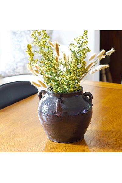 Warm Design Brown Antique - Clay Jar and Vase Set