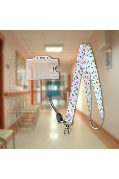 YİĞİTBAŞI Çiçek Çiçek323211 Desen Boyun İpi Ve Telefon Askısı Okul ,hastane ,...