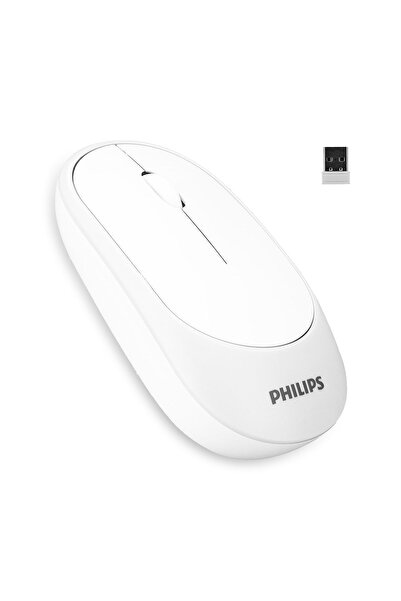 Philips Klavye Mouse Seti Türkçe Q 2.4 Ghz Wireless Beyaz Kablosuz Spt6314 C314