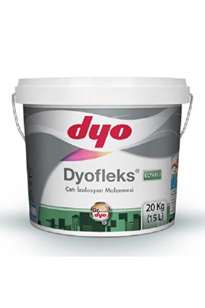 Dyo Fleks Elyaflı Çatı Izolasyon Malzemesi 20 Kg Beyaz