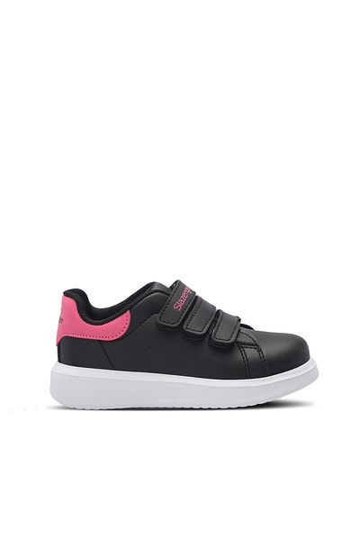 Slazenger Love I Girls' Sneaker Shoes Black / Fuchsia