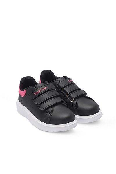 Slazenger Love I Girls' Sneaker Shoes Black / Fuchsia