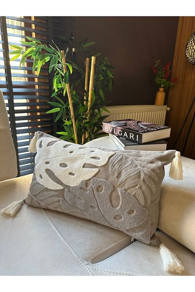 en gözde home PUNCH EMBROIDERED RECTANGULAR IRLENT CASE