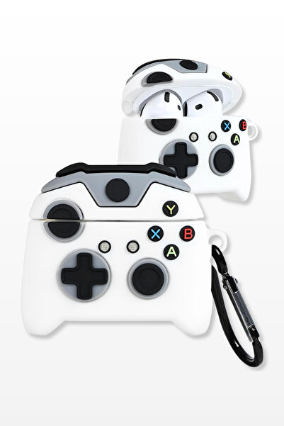 EWEC 4. Nesil Uyumlu Beyaz Xbox Oyun Konsolu Figürlü Koruyucu Silikon Kulaklık Kılıfı