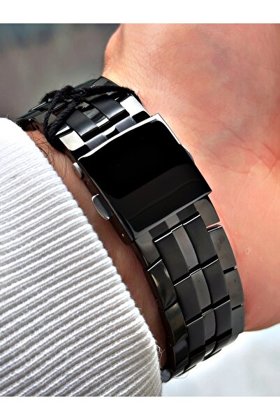 Ferrucci Fonksiyonlu Siyah Renk Su Geçirmez Çelik Kordon Erkek Kol Saati