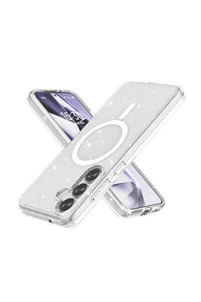 Rivor Samsung Galaxy S24 Plus Kılıf Kamera Çıkıntılı Magsafe Şarj Özellikli P...