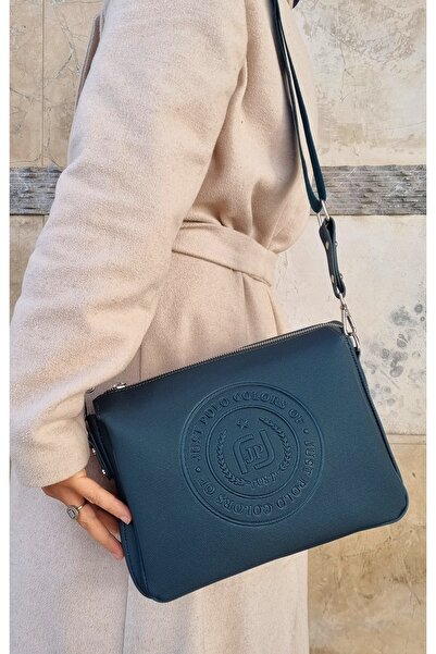 Just Polo حقيبة كتف وحقيبة كروس نسائية مكونة من 6 أقسام TYCET076006