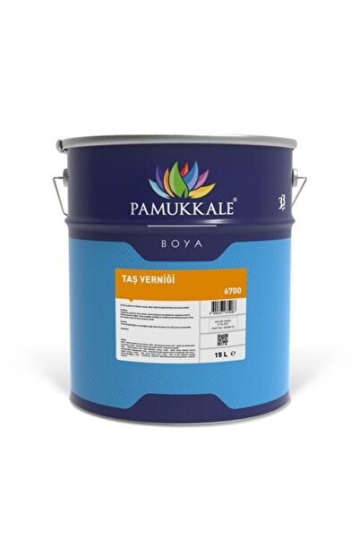 Pamukkale Doğal Taş Vernik Solvent Bazlı Şeffaf 15 Lt