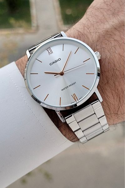 Casio Silver Color Men's Wristwatch