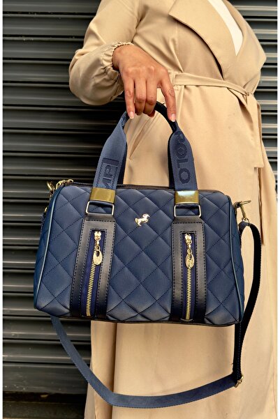 Just Polo POLO KADIN KAPİTONE BÜYÜK BOY EL VE OMUZ SİLİNDİR MODEL ÇANTA TYC07...